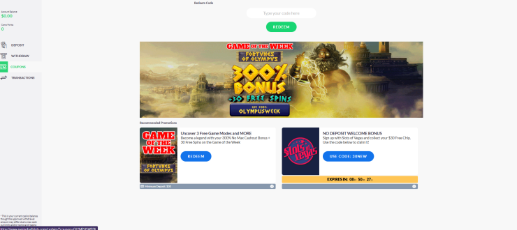 Raging Bull Slots casino bonus redeem