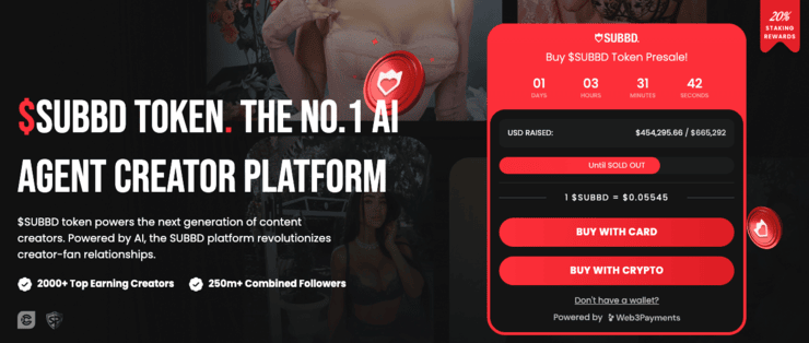 SUBBD nové kryptomeny