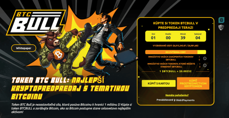BTC Bull nové kryptomeny