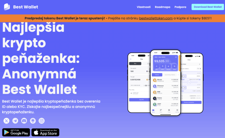 Bitcoin kryptopeňaženka Best Wallet