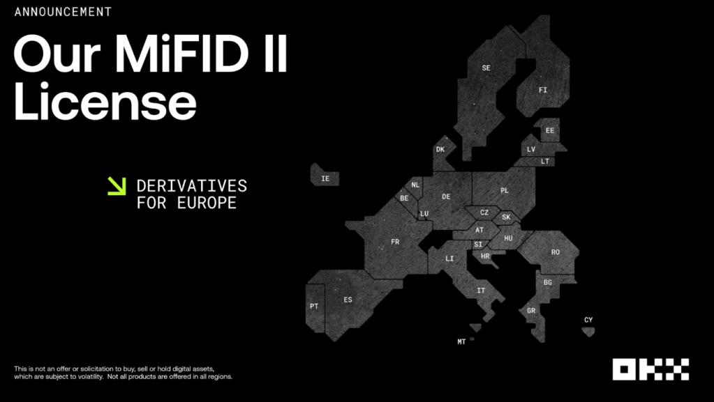 Licence MiFID II na OKX - bitcoin zdarma.