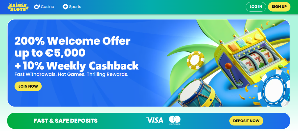 Samba Slots - nové casino online.