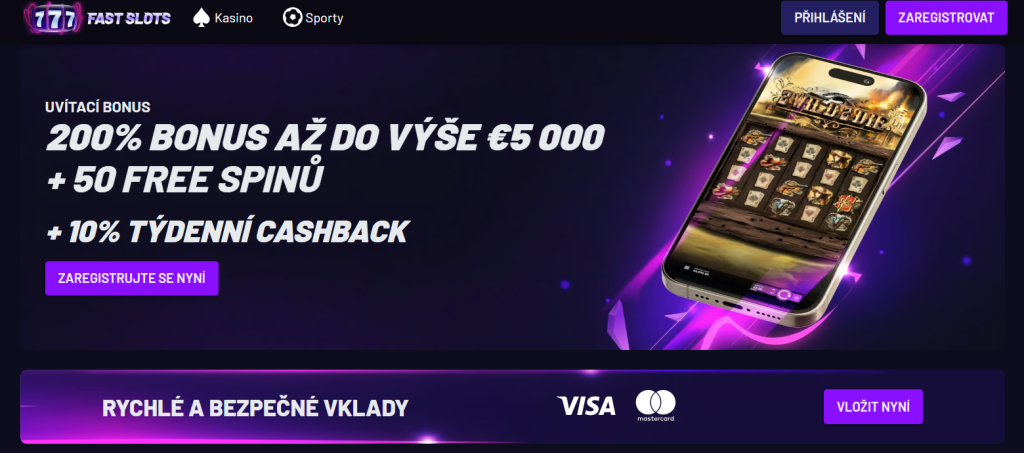 FastSlots - nové casino online.