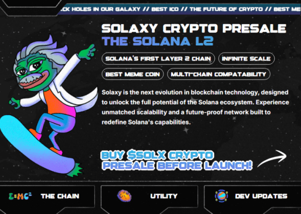 Solaxy presale website