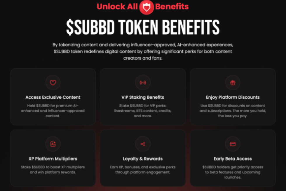 Subbd Token Benefits