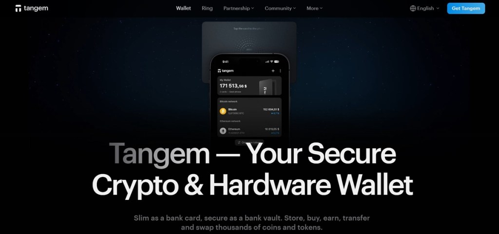 Tangem Wallet – Kartica nove Web3 generacije