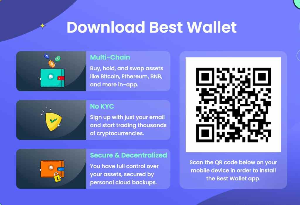 Ustvarite račun na Best Wallet