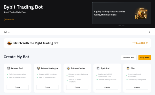 ByBit bot tradingowy do handlu z dźwignią krypto