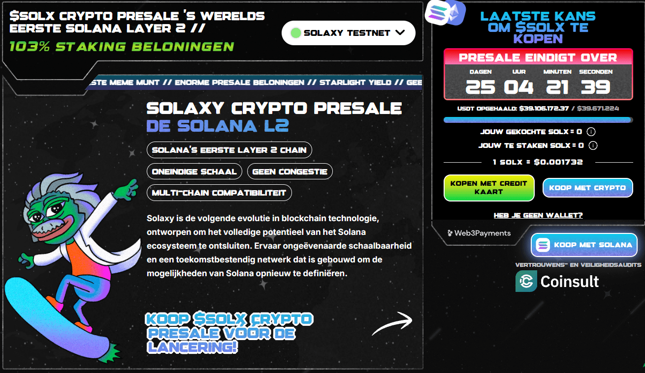 Solaxy $SOLX presale 2025