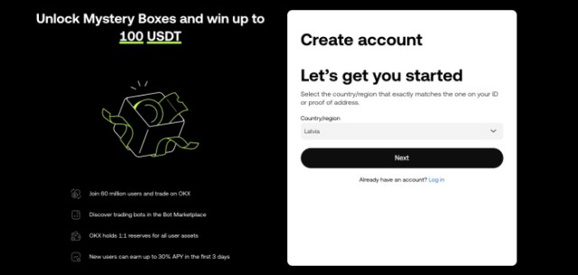 Kā iegūt bezmaksas Bitcoin platformā OKX?