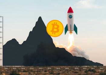 กราฟแสดงการขยายสภาพคล่องของ Bitcoin พร้อมจรวดที่พุ่งขึ้น สื่อถึงโอกาสในการ Breakout ของราคา BTC