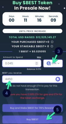 How to buy Best Wallet Token