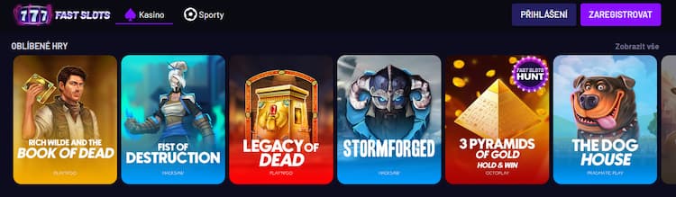 FastSlots casino bonusy.