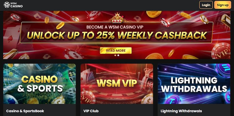 WSM Casino - casino bonusy.