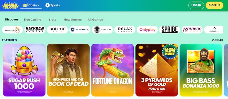 Samba Slots online casino