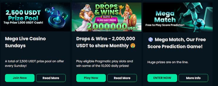 Bonusy pro sázení na Mega Dice