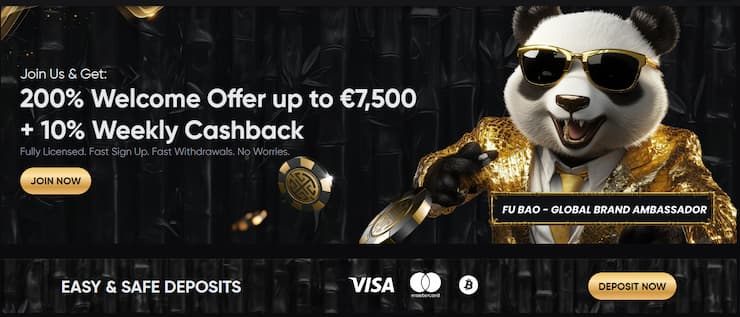 Platební metody na Golden Panda