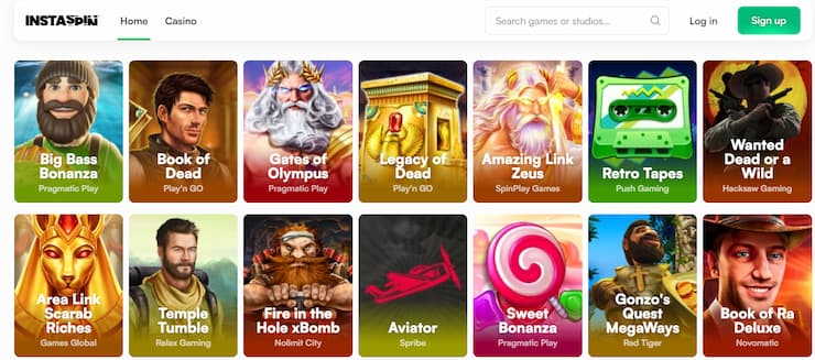 Výherní automaty na InstaSpin