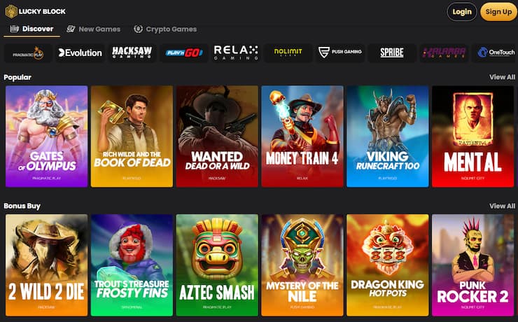 Automaty na Lucky Block