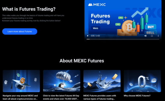 MEXC futures trading.