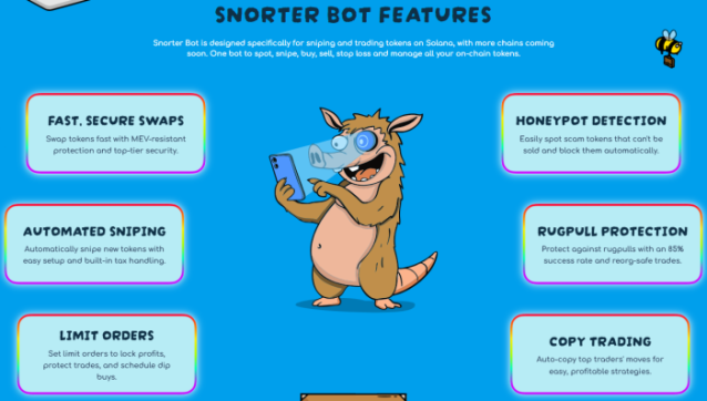 Snorter Bot features