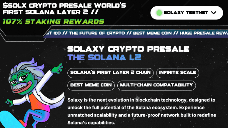 Solaxy gali pasirodyti idealiu metu, nes Solana fiksuoja augantį „on-chain“ aktyvumą