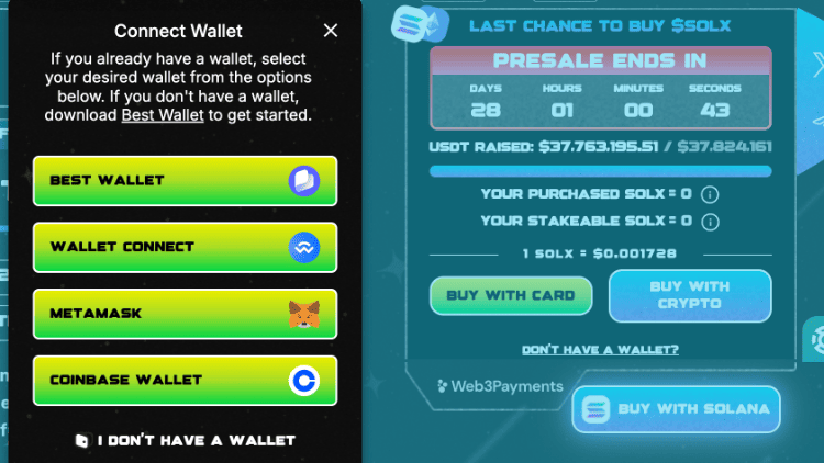 Kaip įsigyti SOLX su nuolaida?