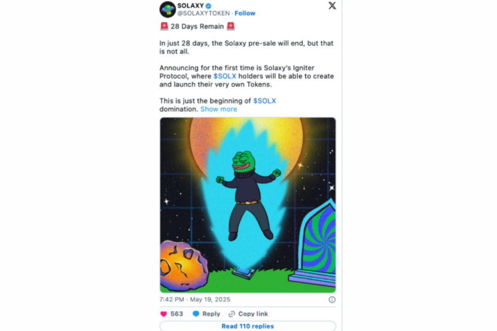solaxy tweet