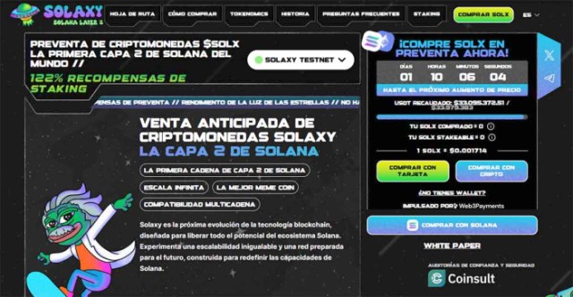 Solaxy (SOLX)- una de las memecoins con futuro