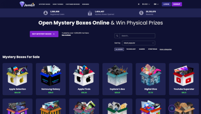 Jemlit мистериозна кутия