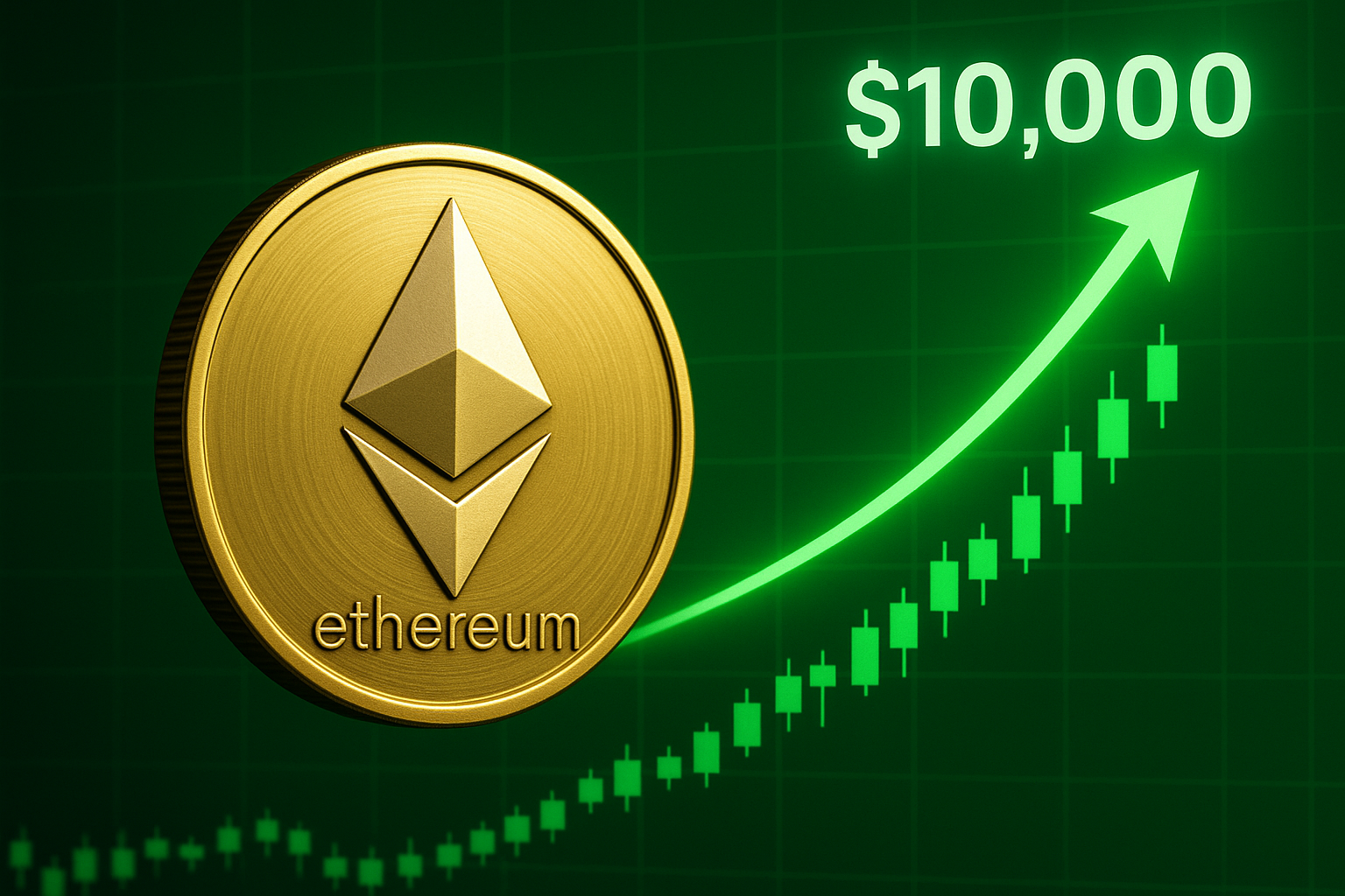 Analisten beweren dat Ethereum koers kan stijgen richting $10.000