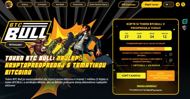 BTC Bull top kryptomeny na nákup