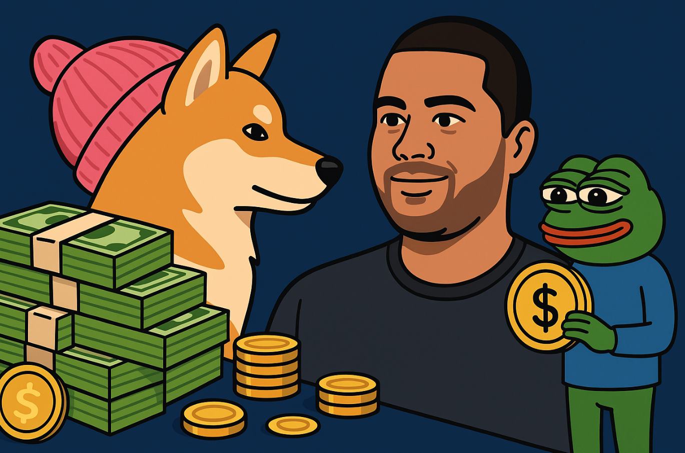 2025年に100倍が狙えるミームコインは？ドージコイン投資家の最新動向