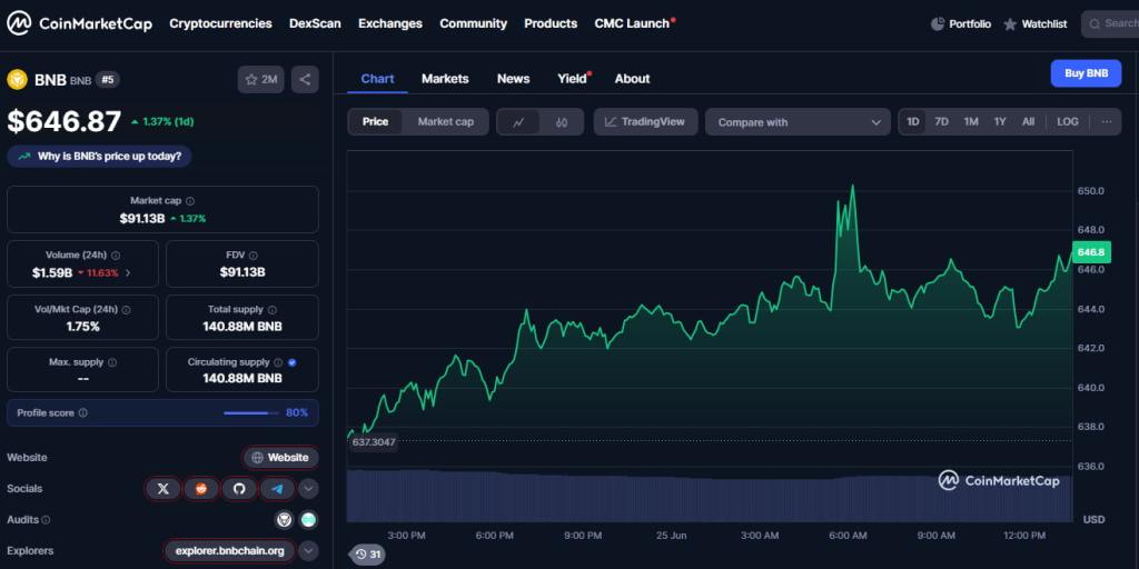 Binance Coin (BNB) 