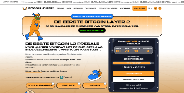 Bitcoin Hyper veelbelovende crypto