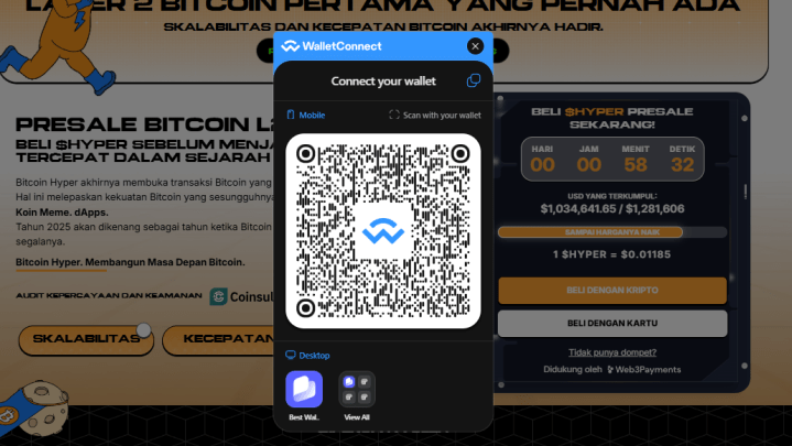 hubungkan best wallet dengan bitcoin hyper