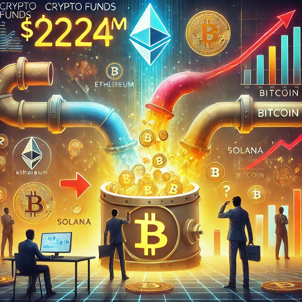 Investors Pour $224M Into Crypto Funds, But Bitcoin's Outflows Raise Eyebrows
