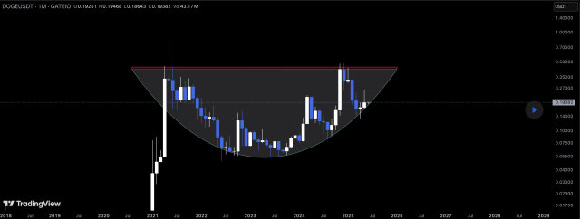 Dogecoin round bottom