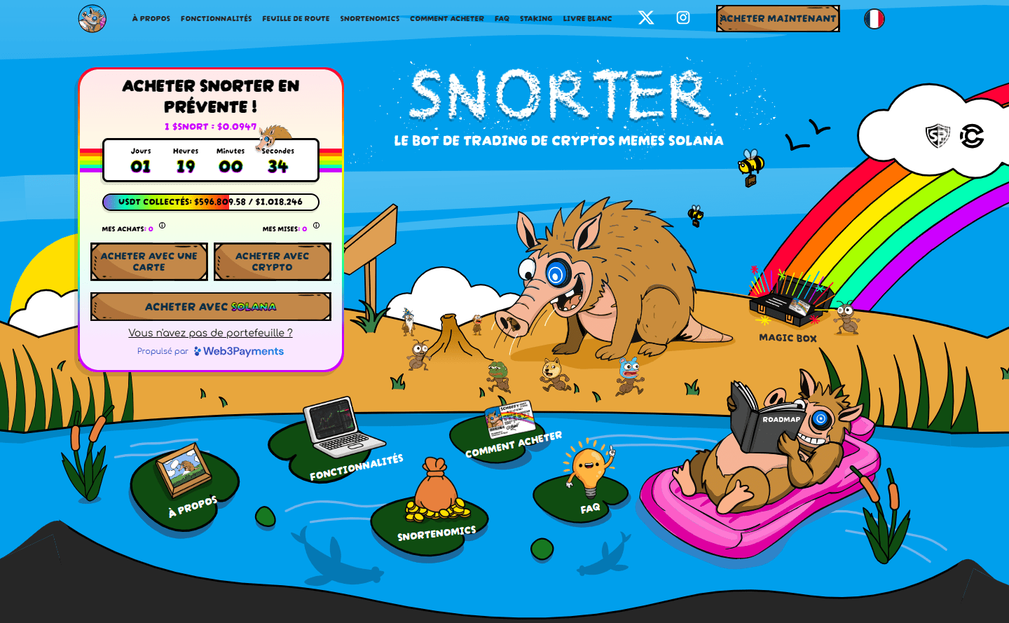 acheter snorter en prévente