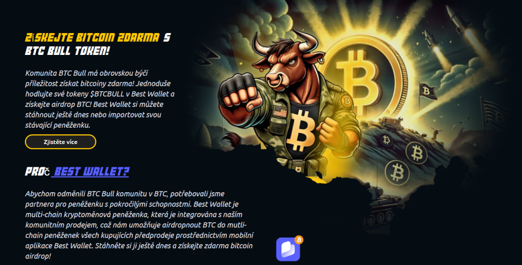 Krypto předprodej - Bitcoin Bull.