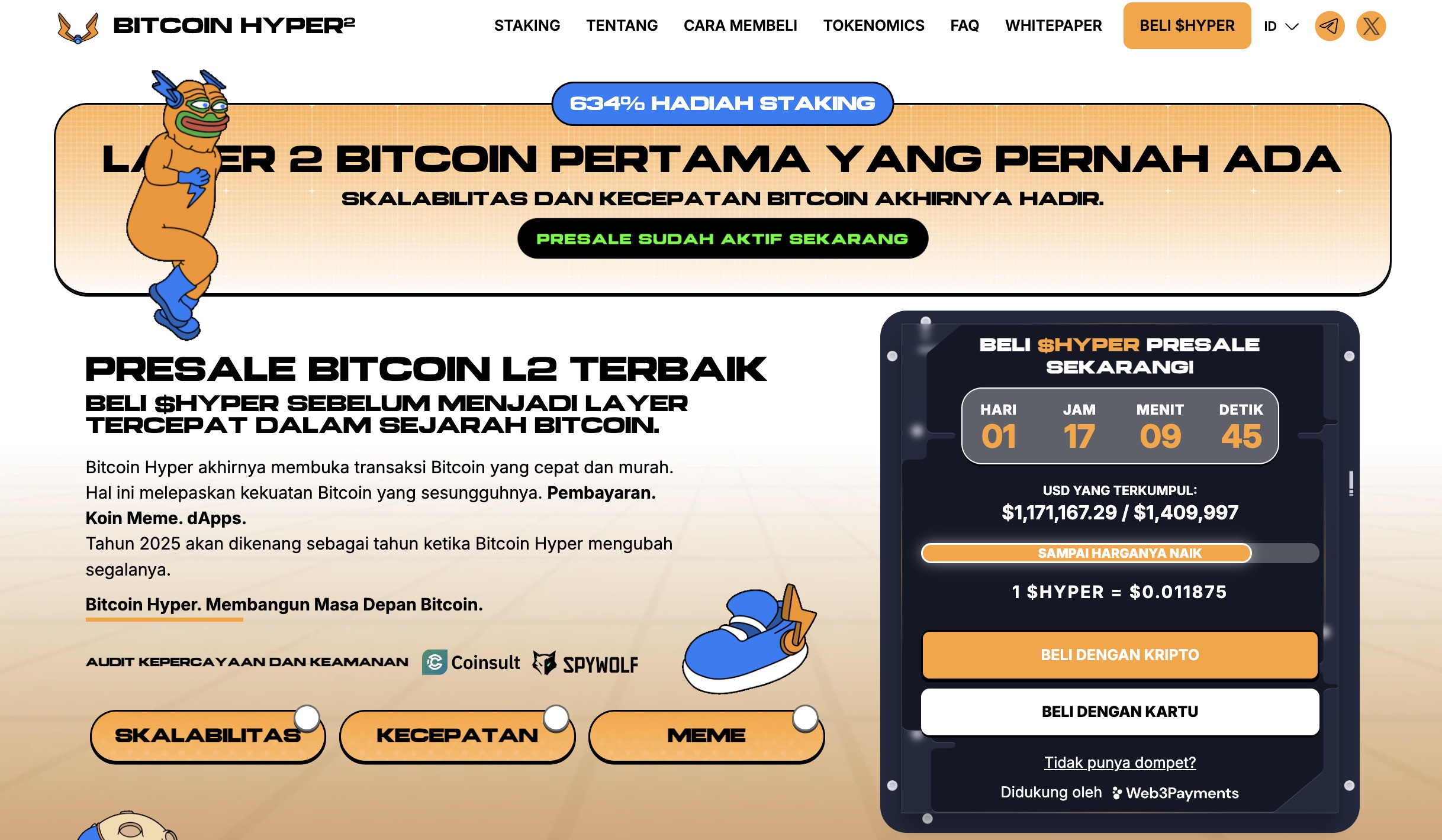 Prediksi hrga Bitcoin Hyper - harga $HYPER