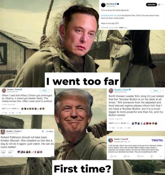 Elon Musk's and Trump's Twitter feud ends with a truce.