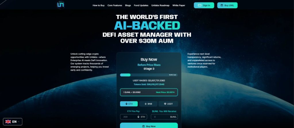 Unilabs Finance: Inovativni DeFi Altcoin