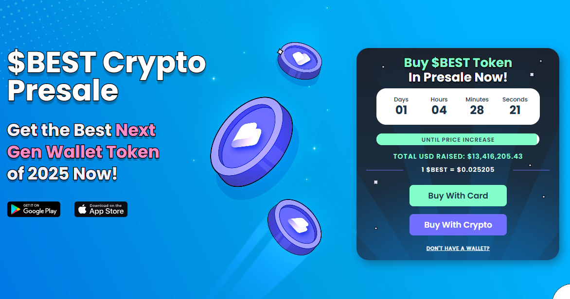 5. Best Wallet Token– kriptovalūtas maka lietderības žetons