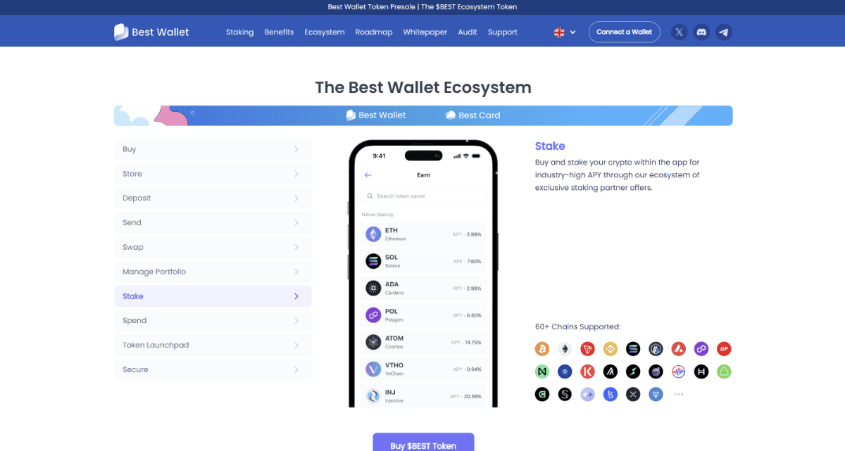 Best Wallet staking