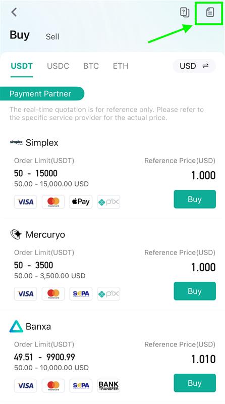 comprare crypto con carta - coinex