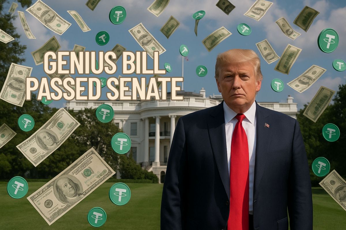 GENIUS Bill Passed Senate as Bessent Predicts $2T Stablecoin Market; Best Wallet Shines