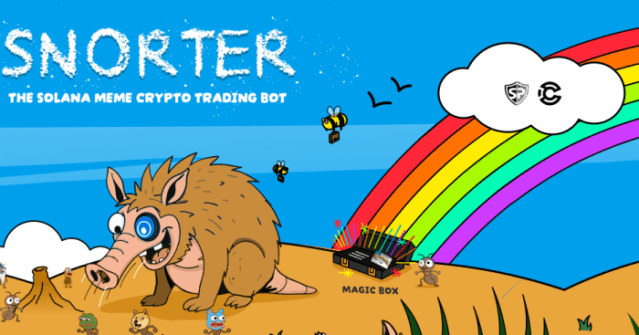 Snorter Token presale page.