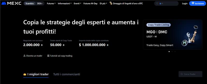 piattaforme copy trading - mexc