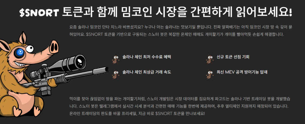스노터 토큰 전망
